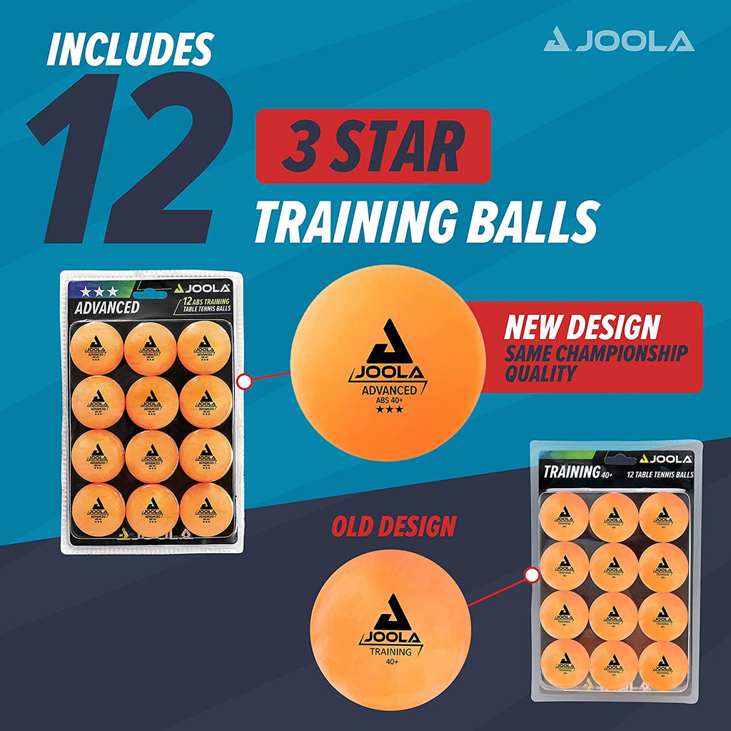 Ping Pong Balls - Training 3 Star Table Tennis Balls - 40+Mm Regulation Bulk Ping Pong Balls – 12 Pack Colored Ping Pong Balls, Available with Magnetic Ball Holder, Attaches to Ping Pong Table